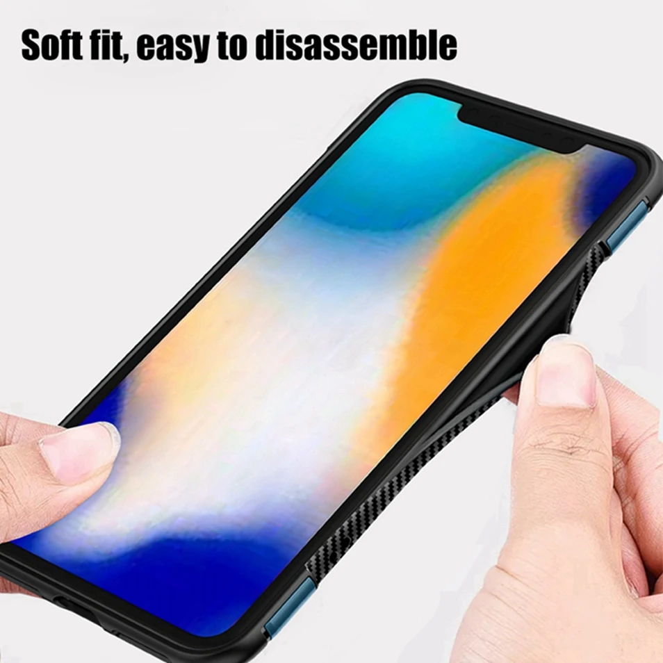 Magnetic Car Holder Phone Case for iPhone 8 plus Cover Finger Ring Stand Coque for iPhone XR XS Max X 6 7 plus Full Protect Case (8)