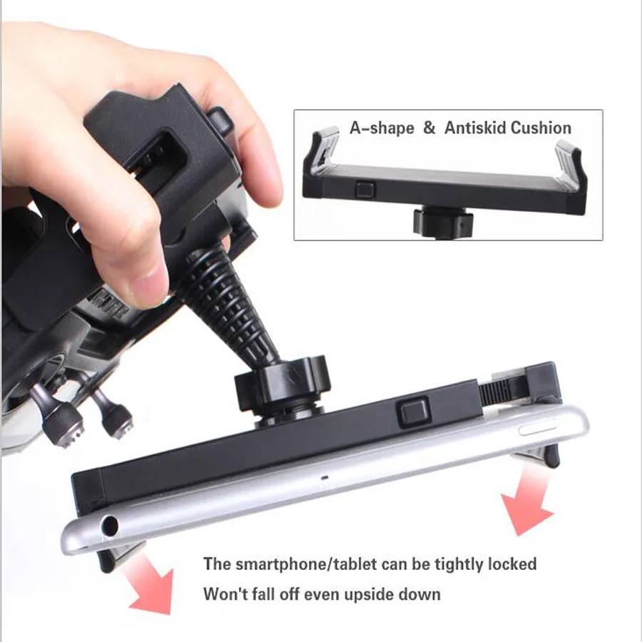 4-12 in Phone Tablet Holder Remote Controller Extended Bracket 360 degrees Rotate for  DJI Mavic pro air spark Drone Accessories 1 (1)
