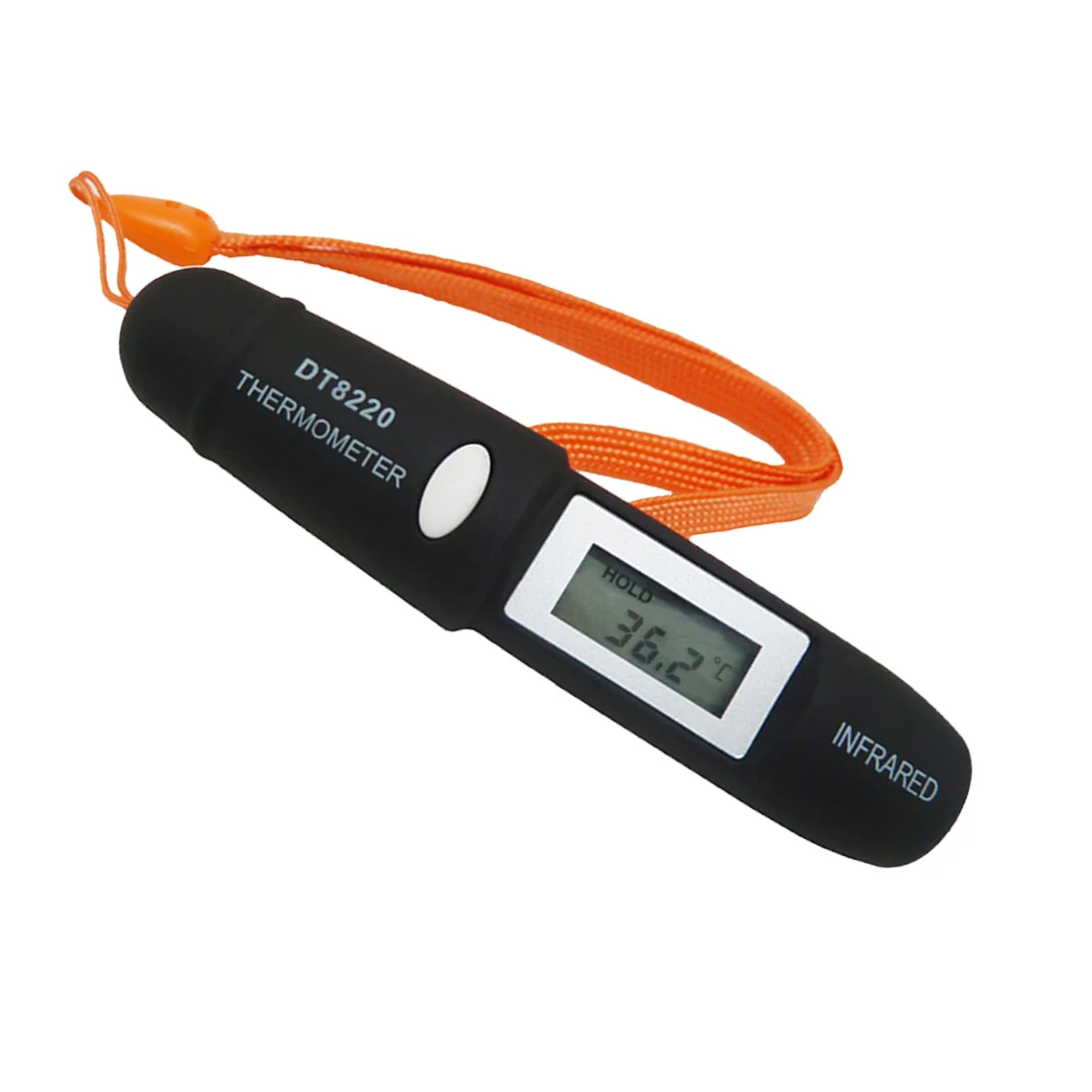 Цифровой ЖК-дисплей ИК-измерения температуры инструменты Ручка Тип Мини Инфракрасный термометр - Цвет: Black