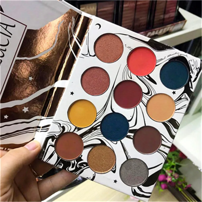 

16 colors eye shadow palettes Shimmer Glitter Eye Shadow Powder Palette Matte Eyeshadow Smoky Balm Cosmetic Makeup 2018