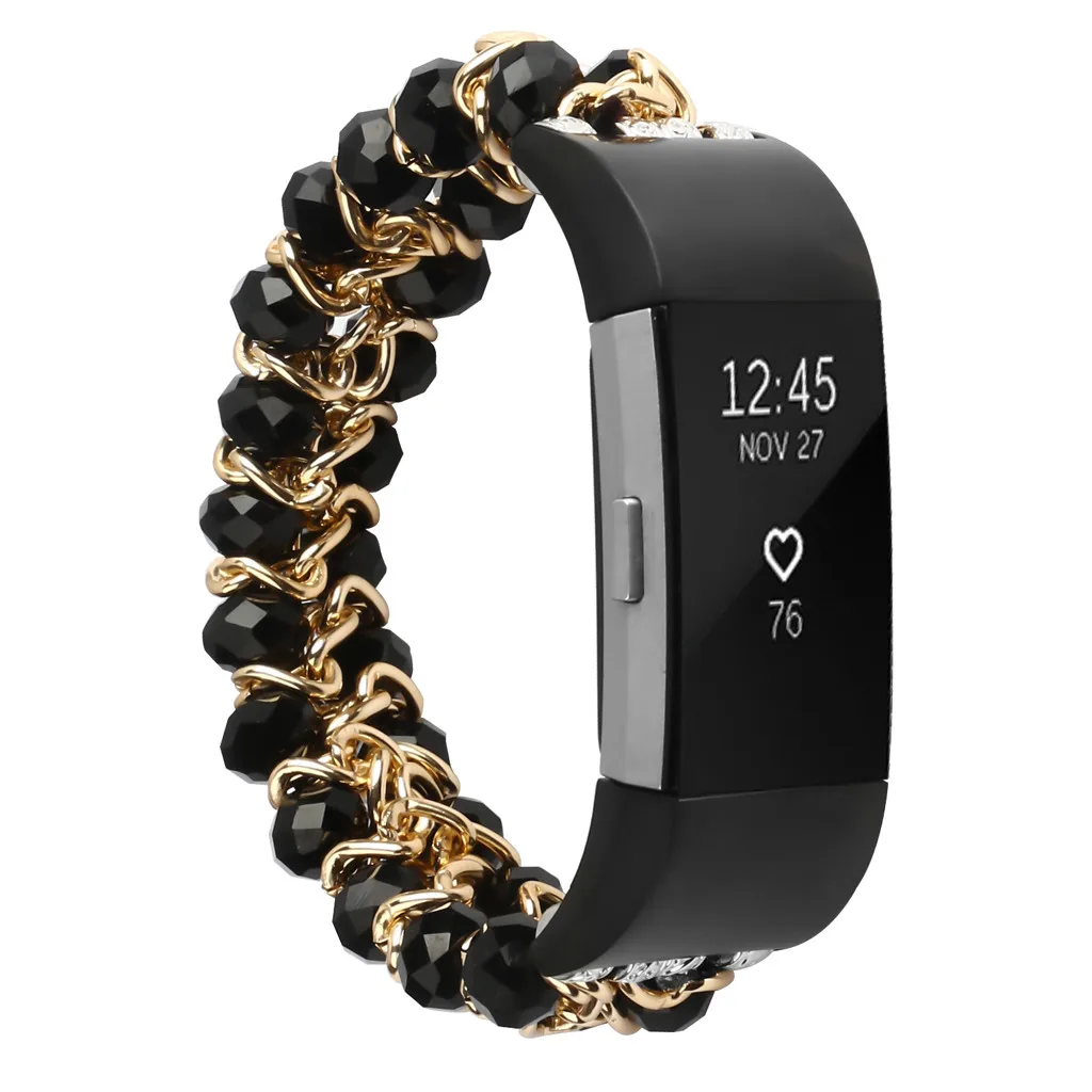 Модные роскошные женские часы для Fitbit Charge 2 защита экрана из ТПУ + ремешок часов