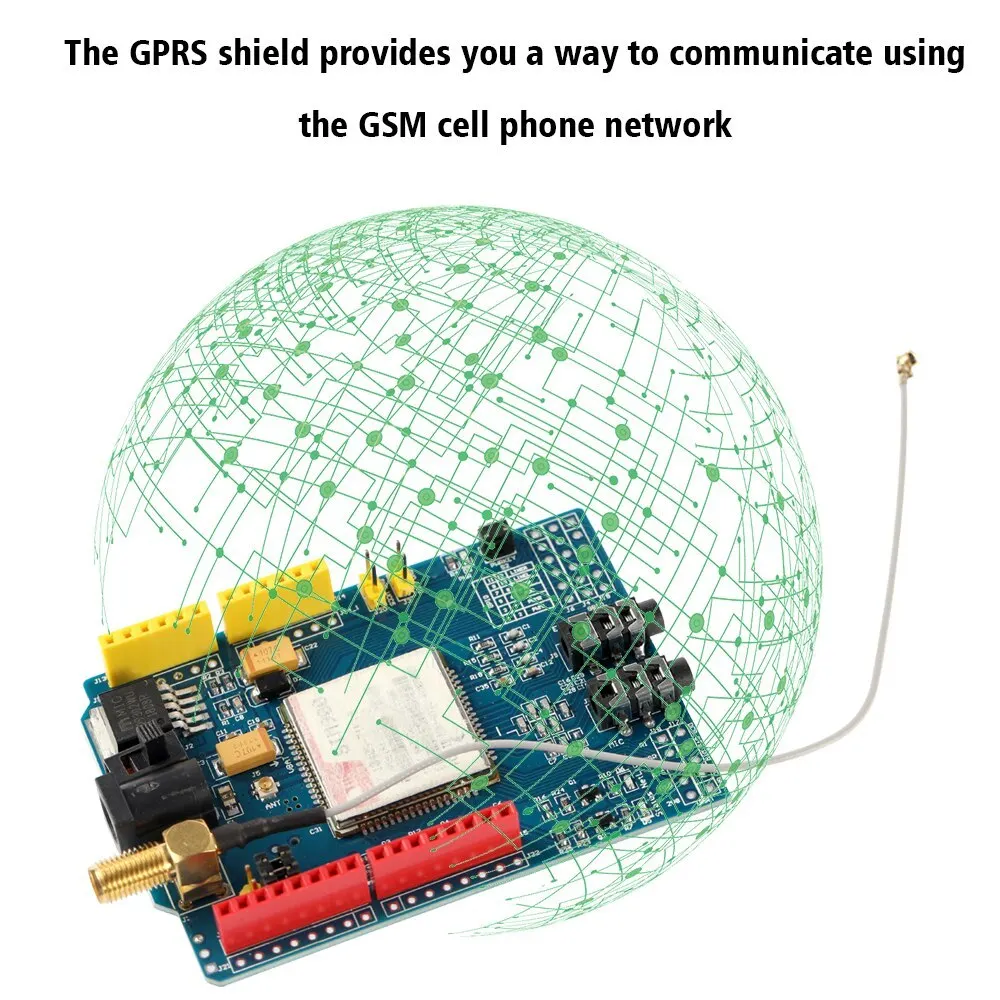 Макетная плата SIM900 850/900/1800/1900 МГц GPRS/GSM комплект модуля для Arduino|Детали и