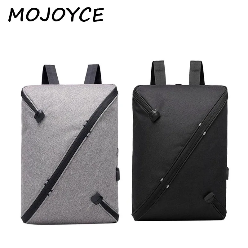 

USB Recharging Nylon Men Backpacks Male Anti-Thief Business Shoulder Laptop Teenager Luggage Travel Bag Large Capacity