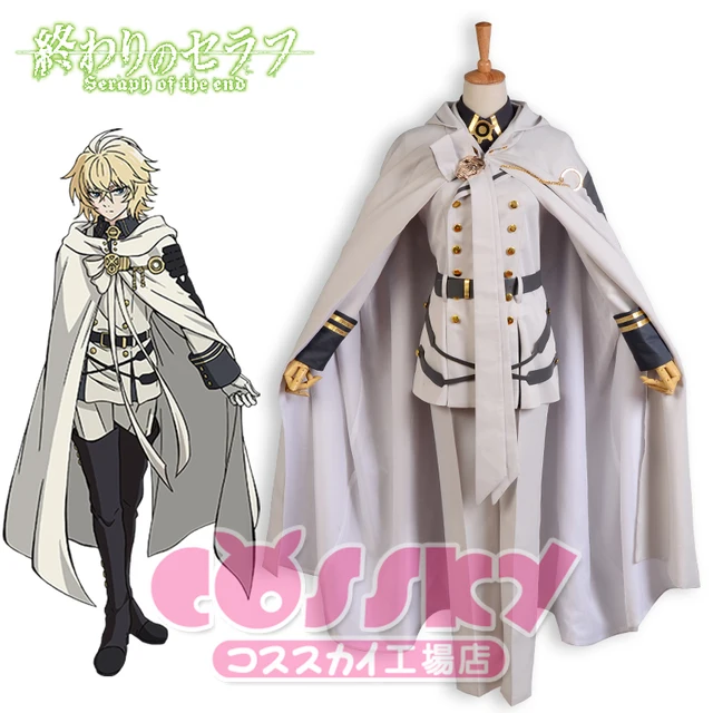 Anime Seraph of the End Hyakuya Mikaera Cosplay Costume 