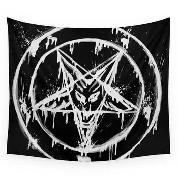 

High Quality Stanic Pentagram Wall Tapestry Cover Beach Towel Throw Blanket Picnic Yoga Mat Home Decoration Textiles