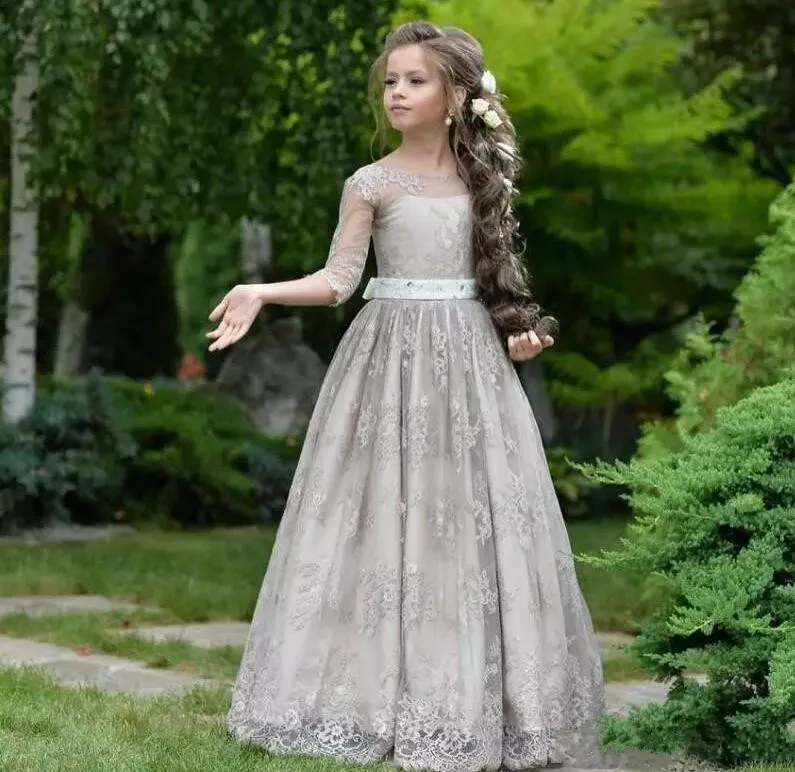 Princess-Flower-Girls-Dresses-For-Country-Garden-Weddings-Sheer-Lace-Appliques-Tulle-Half-Sleeves-Girls-Pageant (1)