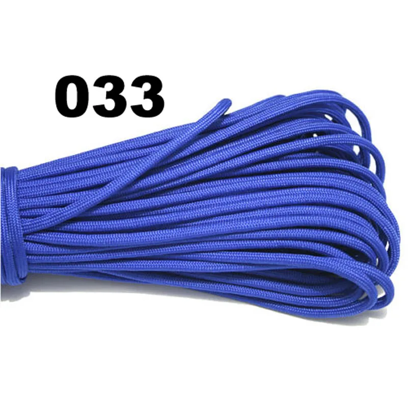 الألوان الداكنة 550 Paracord 25/50/100 قدم المظلة الحبل الحبل الثالث 7 ستراند كور ل في الهواء الطلق التخييم تسلق