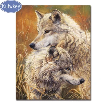 

Diamond Embroidery,Wolves Couple,5D,Diamond Painting animal,handmad Cross Stitch,3D,Diamond Mosaic,home Decoration,Christmas