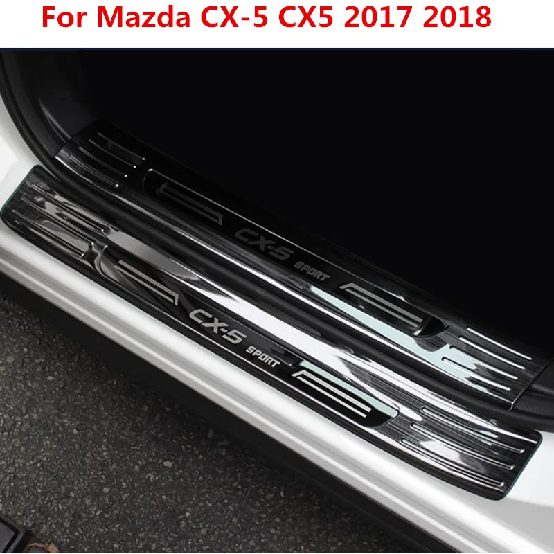 

High-quality stainless steel Scuff Plate Door Sill Welcome Pedal For Mazda CX-5 CX5 2017 2018 Car Styling Accessories