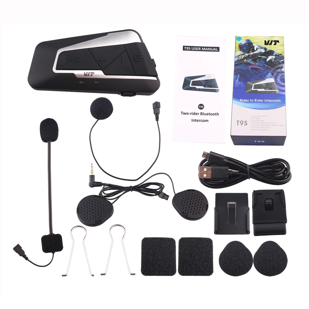 Bluetooth гарнитура Fodsports для мотоциклетного шлема 1200 м|moto interphone|motorcycle intercomintercom moto |