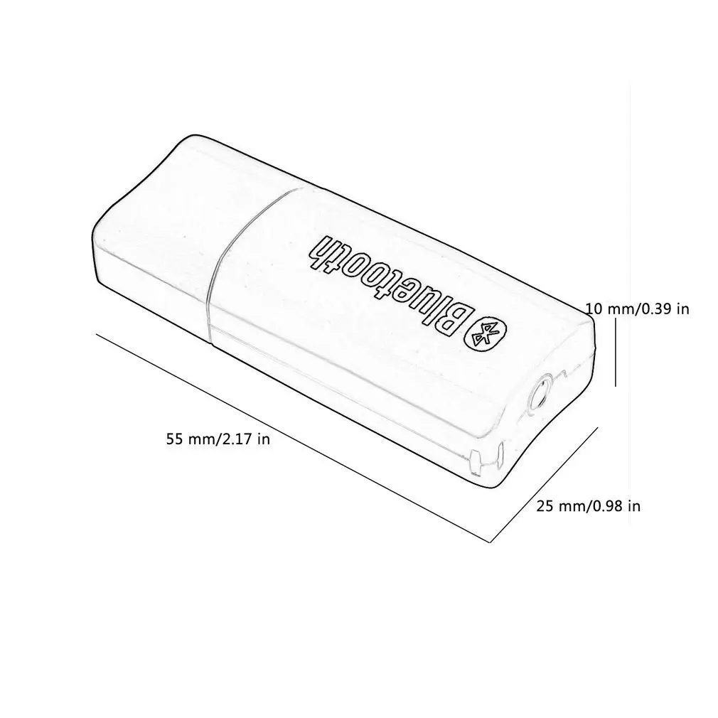 USB BluEtooth беспроводной для автомобиля Музыка Аудио Bluetooth приемник адаптер Aux 3,5 мм для наушников ресивер