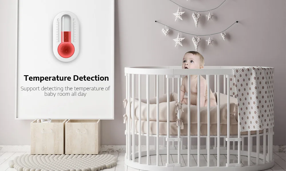 ZR601 Digital 2 inch 2.4GHz Wireless LCD Baby Video Monitor with Night Vision
