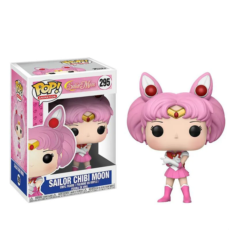 Funko POP Сейлор Мун Chibiusa Meiou Setsuna Kaiou Michiru виниловые фигурки ПВХ Модель Игрушки для мальчиков и девочек