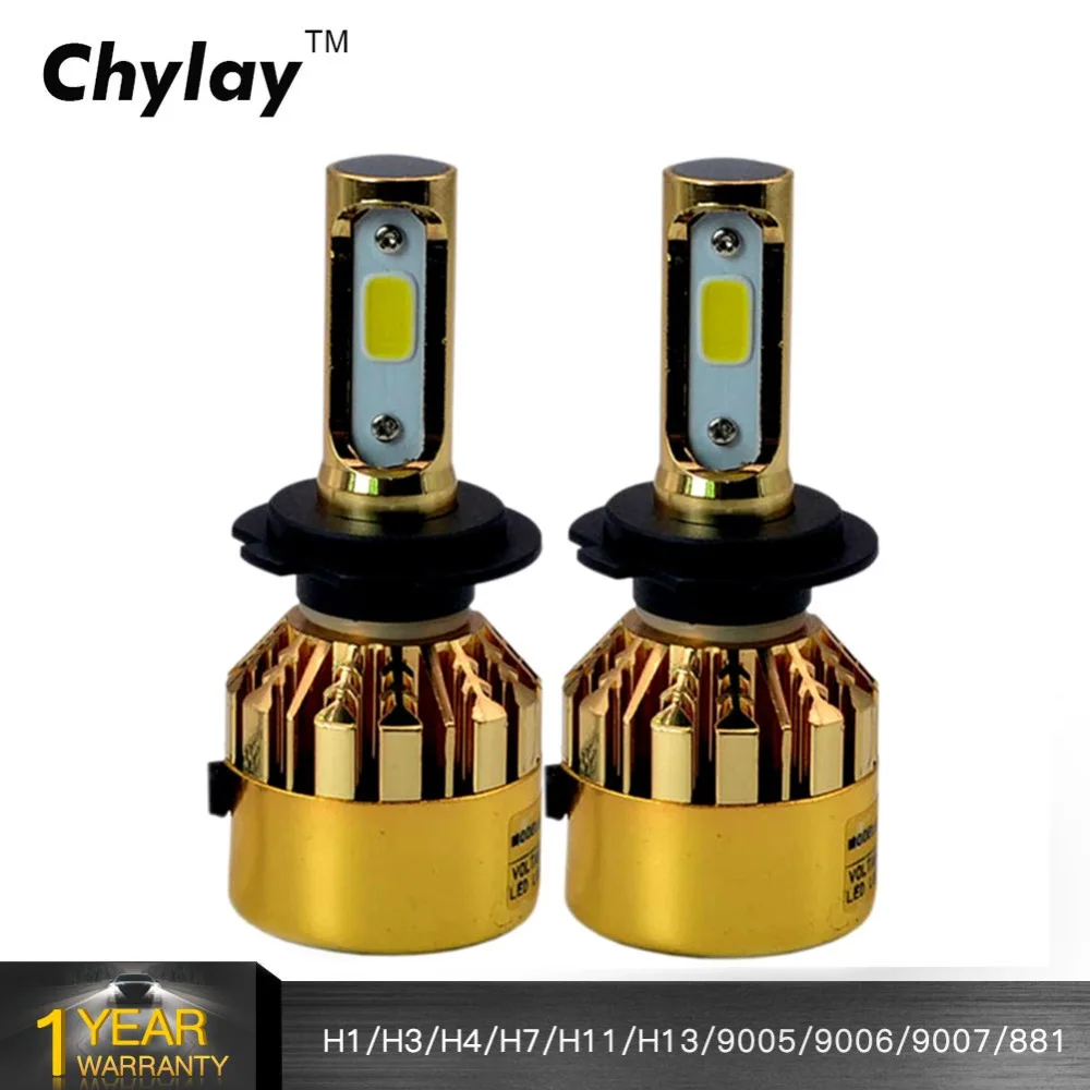 Комплект автомобильных фар LED H7 H4 H1 H3 H11 H8 H9 9005 HB3 9006 HB4 72W 8000LM Автомобильные фары
