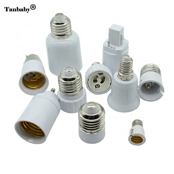 

1Pcs Fireproof Material LED lamp Holder Converter Socket Conversion light Bulb Base type Splitter Adapter
