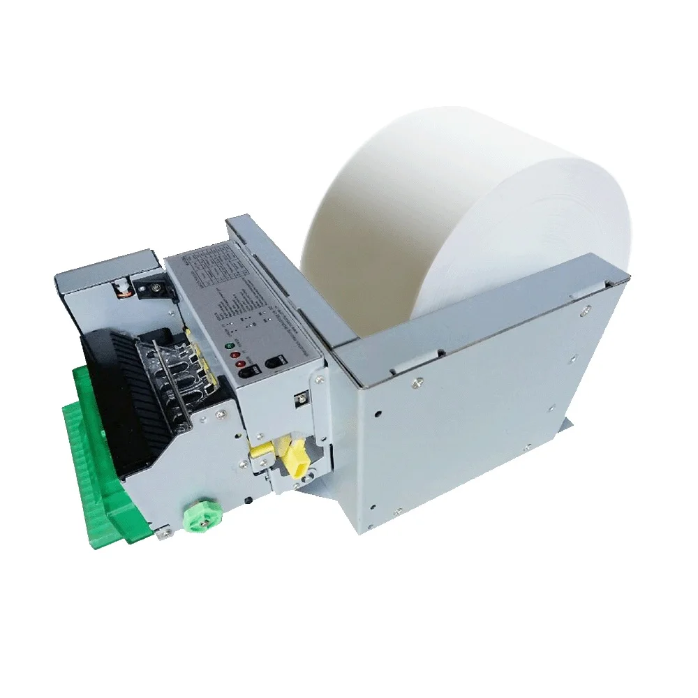 

Embedded 80mm thermal kiosk printer+Large diameter paper roll holder,power supply,paper bezel,presenter unit/Paper feeding