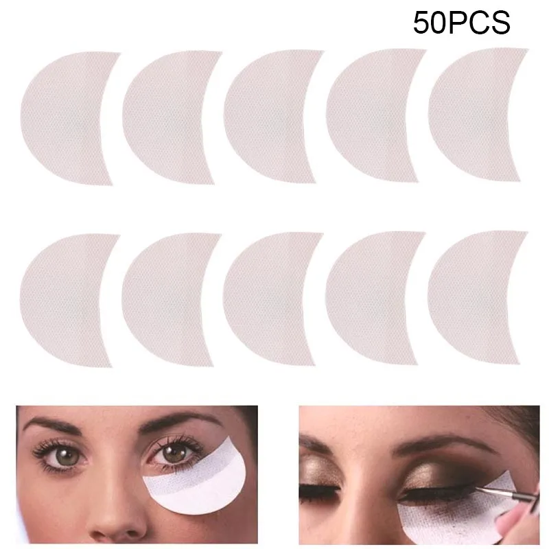 Одноразовые накладки для наращивания ресниц, накладки для подводки глаз, защитные накладки для макияжа QRD88