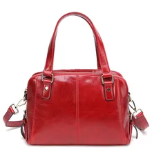 2014 new leather first layer of oil wax leather handbag Crossbody Bag European Fashion Shoulder Bag 0703