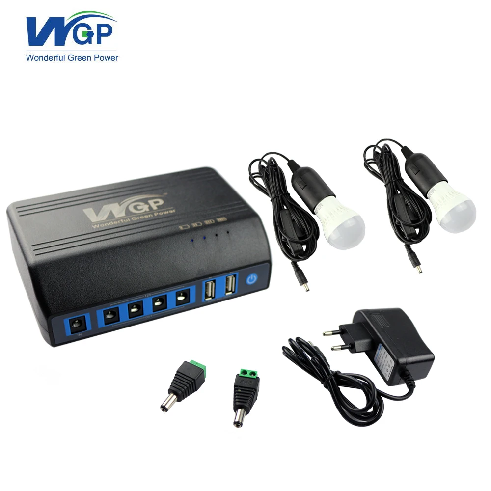 

Multi outputs and 5V 12V emergency power bank with 18650 rechargeable battery for lighting system
