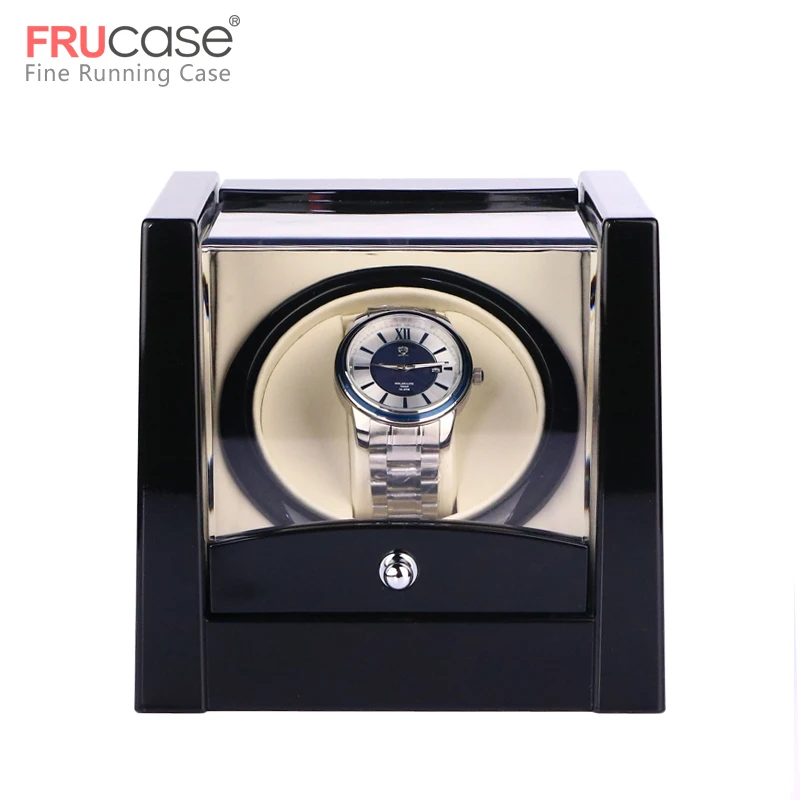 Black Single Watch Winder for automatic watches watch box automatic winder storage display case