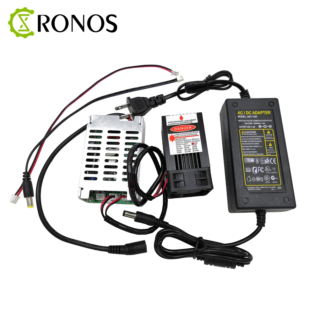 Лазерный модуль 450nm 15000mW 12V TTL регулируемый/фиксированный фокус DIY резак гравер
