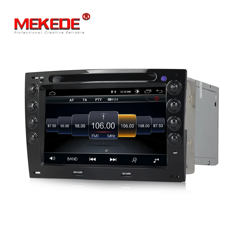 MEKEDE HD 4 ядра 7 ''2 Din Android 8,1 dvd-плеер автомобиля для Renault Megane 2 ii 2006 2007 2008 2009 радио gps-навигатор RDS 1024*600