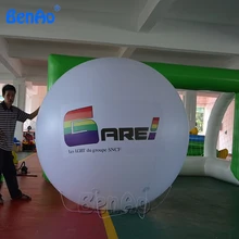 AO141 8ft рекламных объявлений круглый шар гелием шар/самолет ПВХ материал положительных отзывов