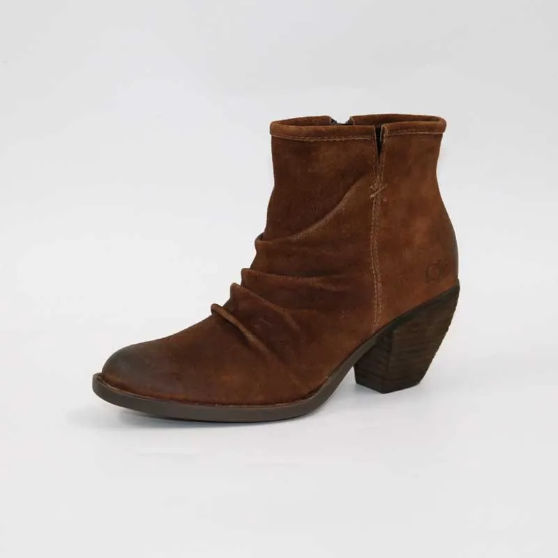 Новые ботинки; сезон осень-зима; кожаные женские ботинки; Классические полусапожки высокого качества - Цвет: brown