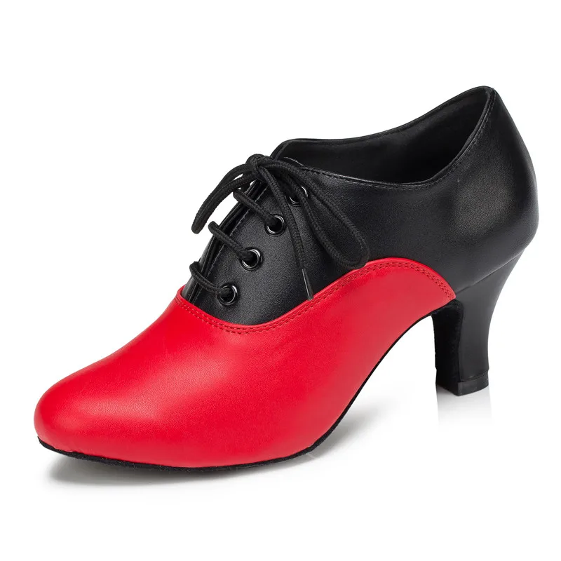 Hot Selling Ladies Women Tango Salsa Ballroom Latin Dance Shoes 2.36 Inch Heels