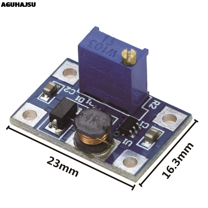 

5pcs/lot 2-24V to 2-28V 2A DC-DC SX1308 Step-UP Adjustable Power Module Step Up Boost Converter for DIY Kit