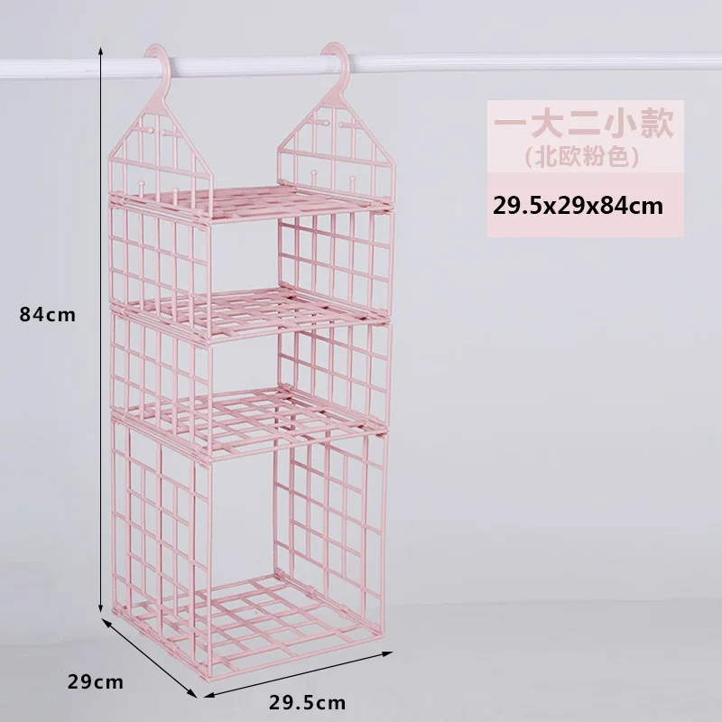 Универсальный трехмерный Тип многослойный настенный Подвесной для хранения повесить Пластиковые Висячие хранения повесить шкаф сумка