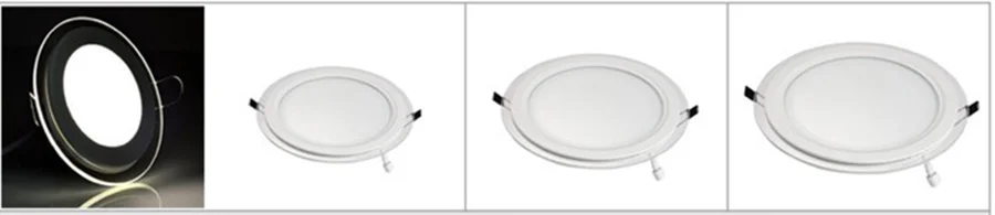 Square are LED Panel Light 6W 12W 18W Round Downlight AC85-265V LED Surface Ceiling Lamp For Kitchen Lighting