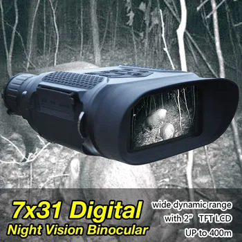 

Eagleeye Tactical 12 Language Infrared Illuminator Digital 400M 3.5 to 7X Magnification Hunting Night Vision Scope HS27-0023