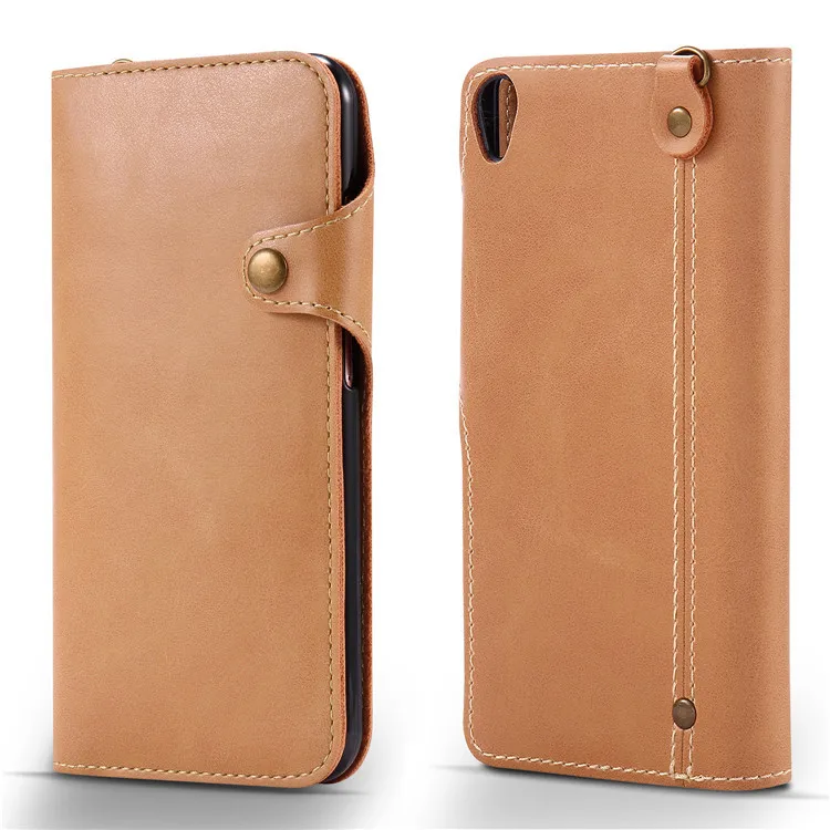 

Vintage Flip PU Leather Wallet with Card Slot for Sony Xperia XZ XA X Performance X Compact Cases Leather Retro Lanyard Cover