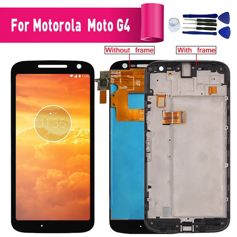Для Motorola Moto G4 дисплей ЖК-экран Замена для XT1622 XT1625 ЖК-дисплей сенсорный экран