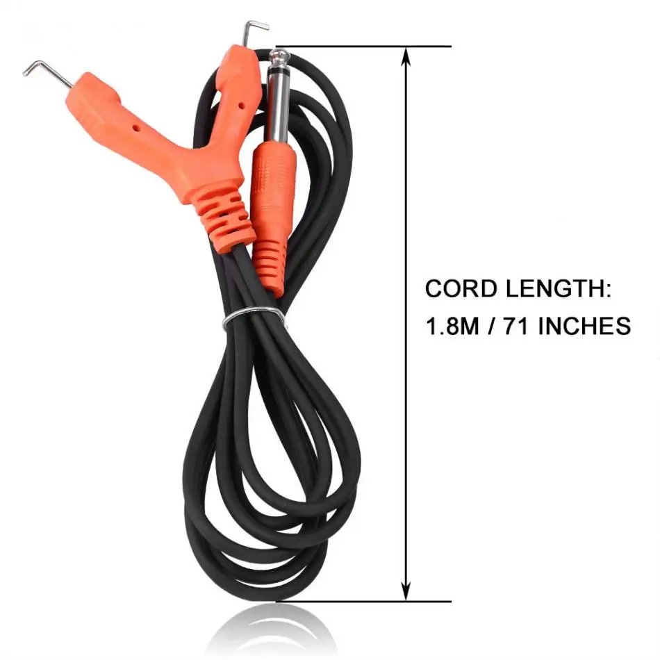 1,8 м силиконовый мягкий шнур для татуировочной машинки тату крючок линия татуировки провод кабель для татуировки машина источник питания аксессуары