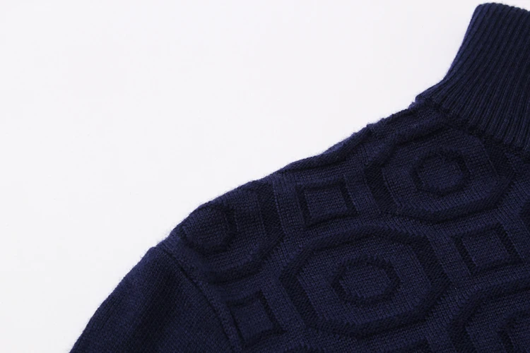 TACE& SHARK Billionaire свитер мужской Запуск коммерции комфорт молния воротник геометрический узор шерсть одежда