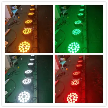 

10pcs outdoor building led flat par 18x15w rgbwa led fixture par can 5in1 led wash par rgbwa ip65