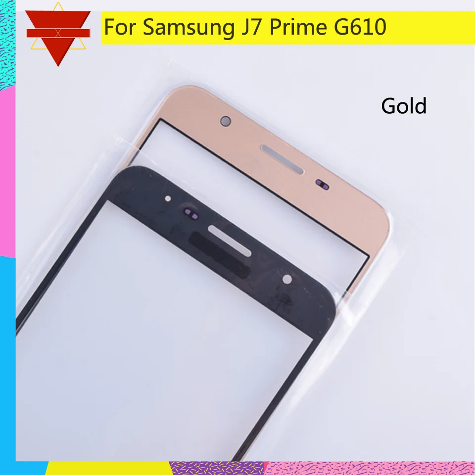 10 шт./лот для samsung Galaxy J7 Prime G610F G610 SM G610F/DS сенсорный экран передняя стеклянная