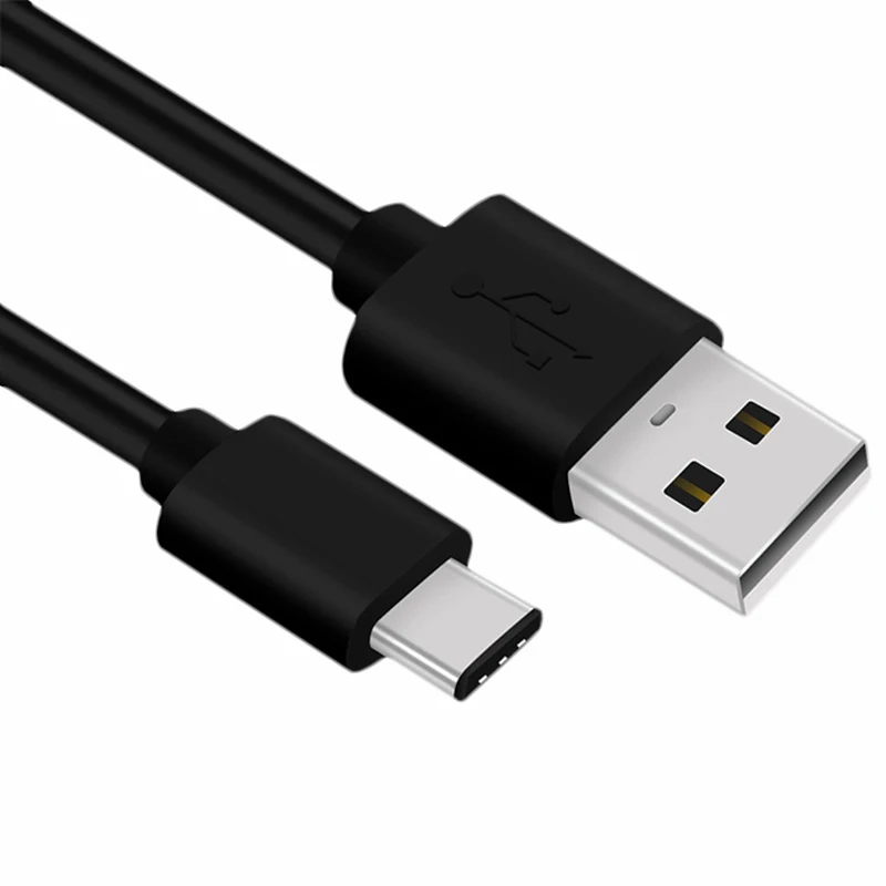 Тип usb C быстрый заряд кабеля длиной 1 м кабель для передачи данных для SAMSUNG GALAXY S9+ S9 S8+ S8 Note8 - Цвет: Black