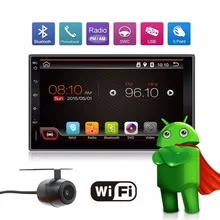 2017 map 2 Din Pure Android 6.0 Car Player Navigation Stereo Radio GPS WiFi 3G CAPACITIVE Touch Screen USB Back Camera Car PC