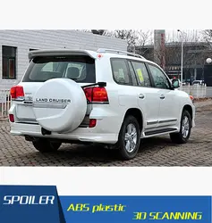 Для Land Cruiser LC200 надрезаемая подкладка, abs Материал заднего крыла первоклассника Цвет задний спойлер Toyota Land Cruiser FJ200 спойлер