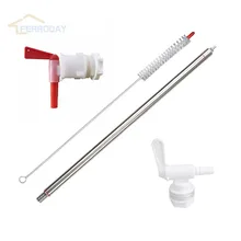 Вино пиво розлива 13," Длина Весна загружен для пивных бутылок, наполнитель домашнего пивоварения с 2 шт пластиковый кран Spigot+ Чистая щетка