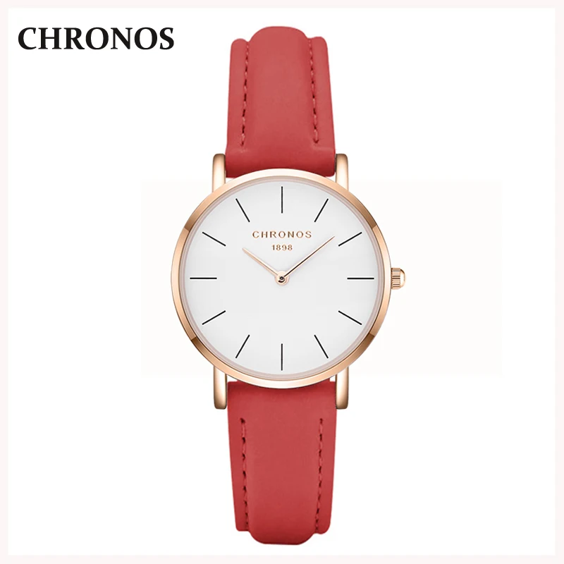 Chronos Woman Watch Women Leather Strap Quartz Wrist Watches Fashion Casual Ladies Watch Relogio Feminino Chronos Woman Watch Women Leather Strap Quartz Wrist Watches Fashion Casual Ladies Watch Relogio Feminino