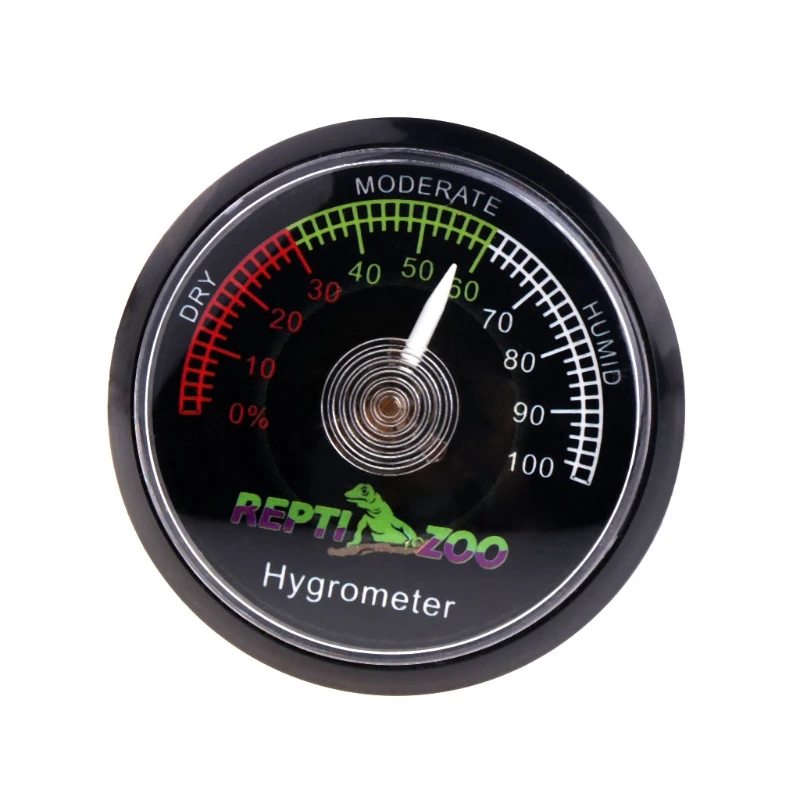 

OOTDTY Reptile Tortoise Terrarium Vivarium Hygrometer Humidity Meter Gauge Rearing Box