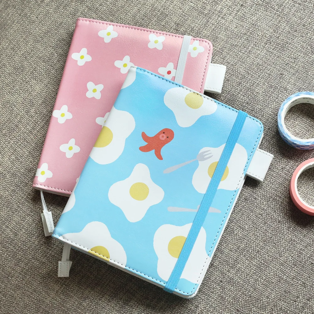 

PU leather hand account binder/notebook /hand book/DIY personality hand monthly plan Office school supplies escolar