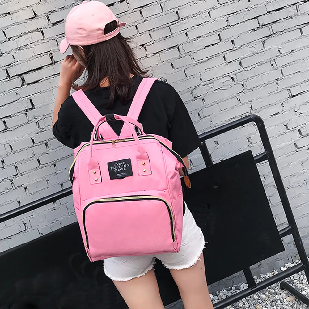 

Large Capacity Baby Bag Travel Backpack Designer Nursing Bag for Baby Mom Backpack Women Carry Care Bags Sac A Dos Mochila#10.65