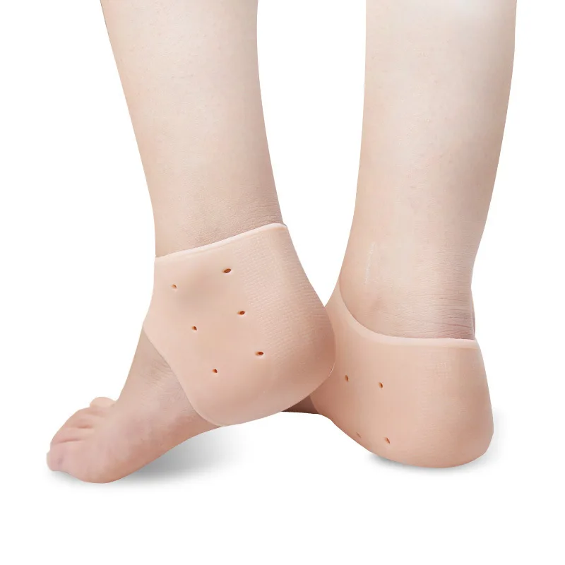 2 шт. = 1 пара Новый гель увлажняющий боли на уход за ногами инструмент носки гигиенические силиконовые пятки трещины протектор носки для