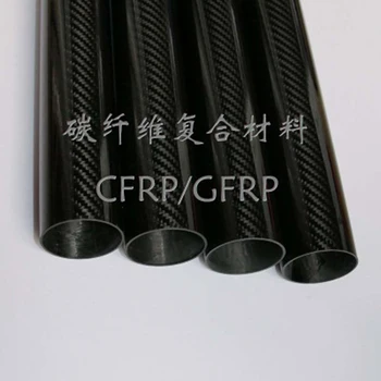 

28X30X1000MM 3K Carbon Fiber Tube Twill Light 10