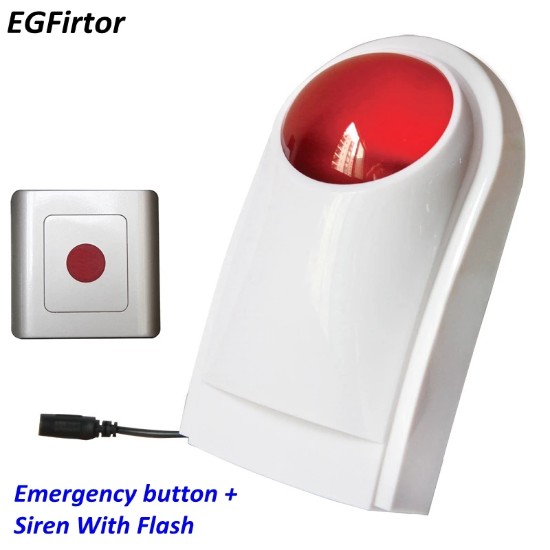 20 Zone Wireless Alarm Siren 110DB Security Home Alarm System 4